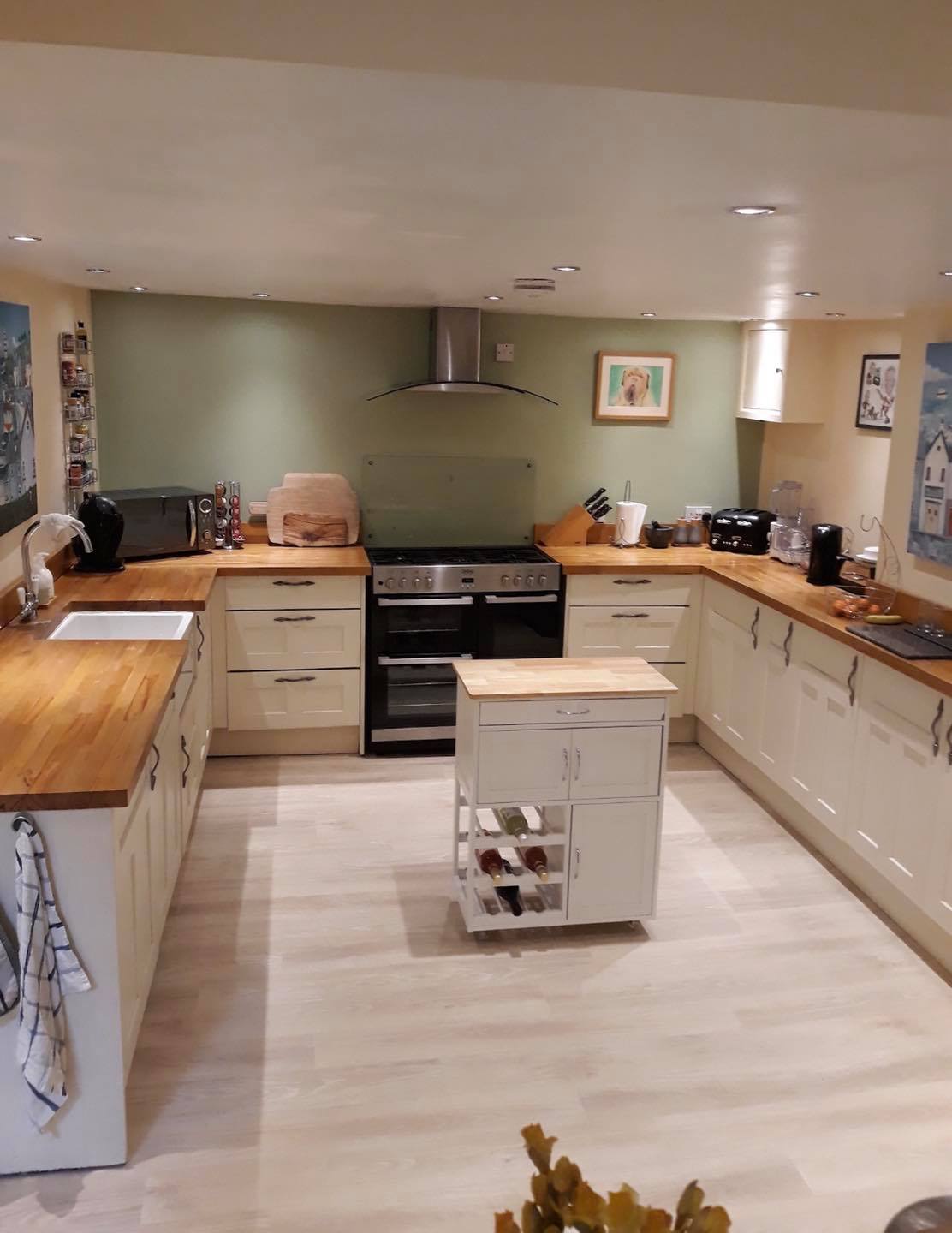 LVT flooring in Kitchen