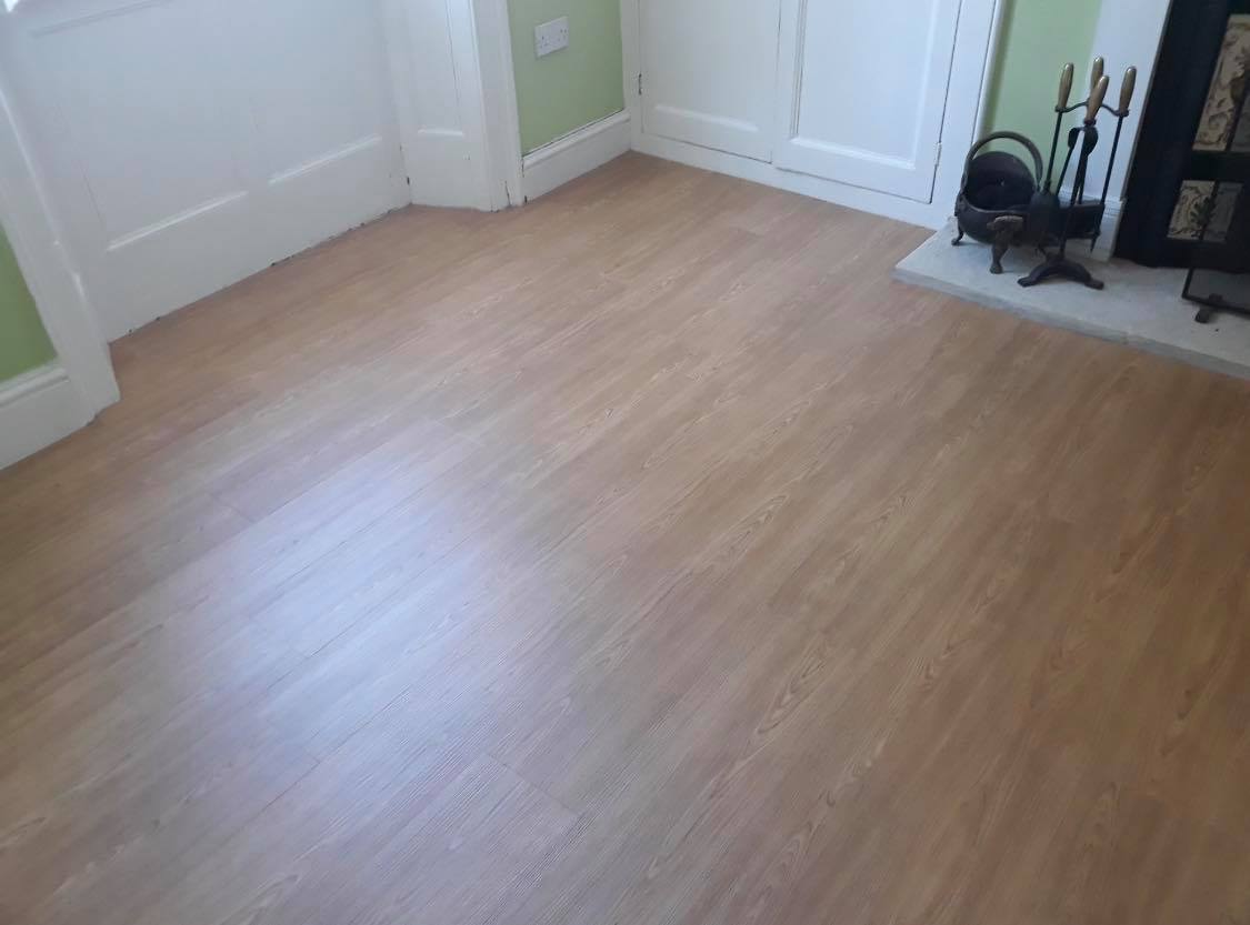 LVT flooring fitting