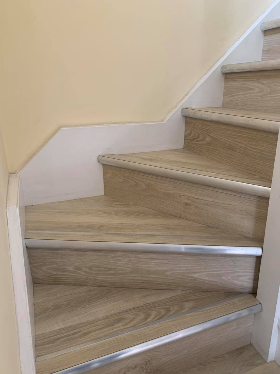 LVT flooring Staircase fitting