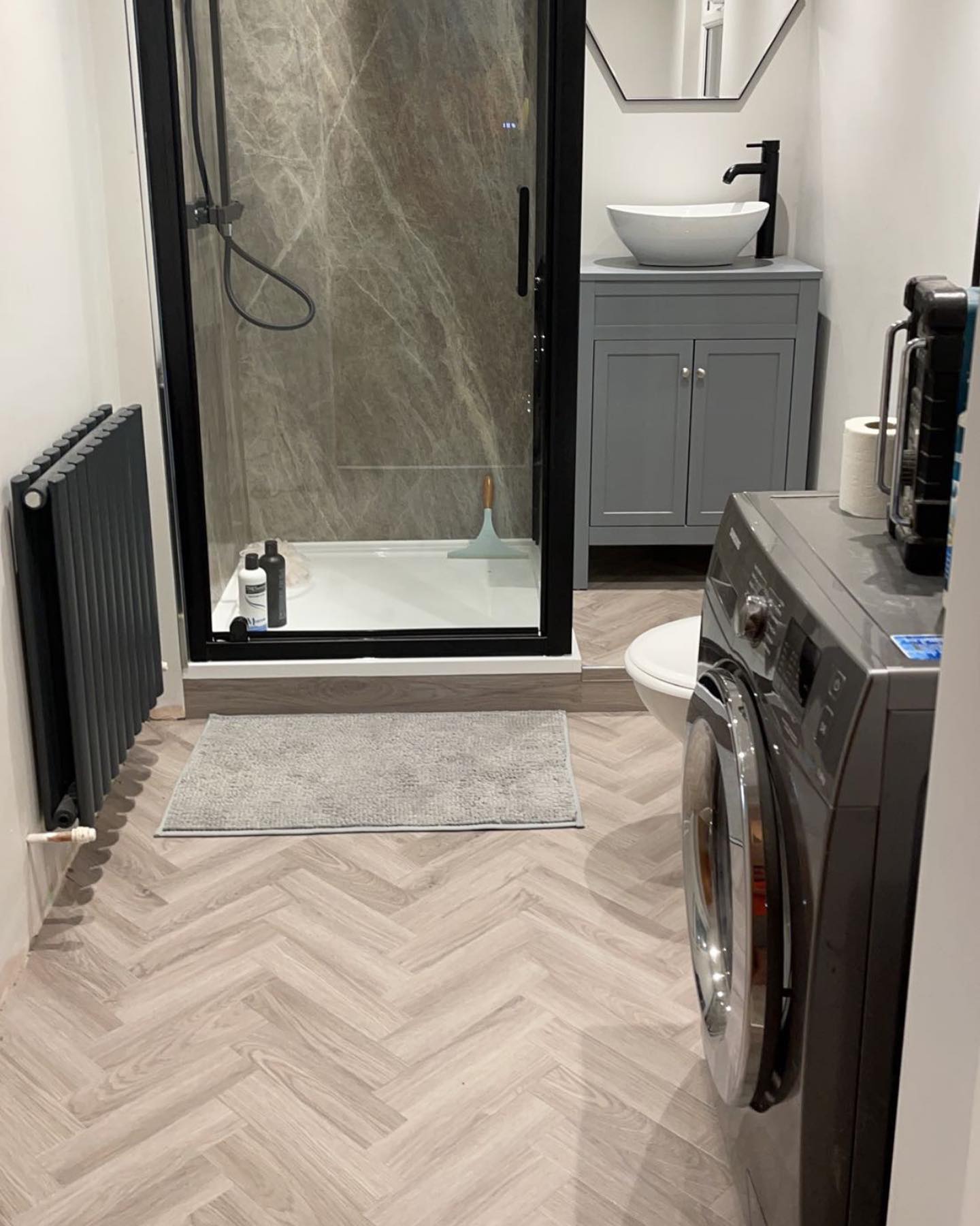 LVT flooring in Bathroom