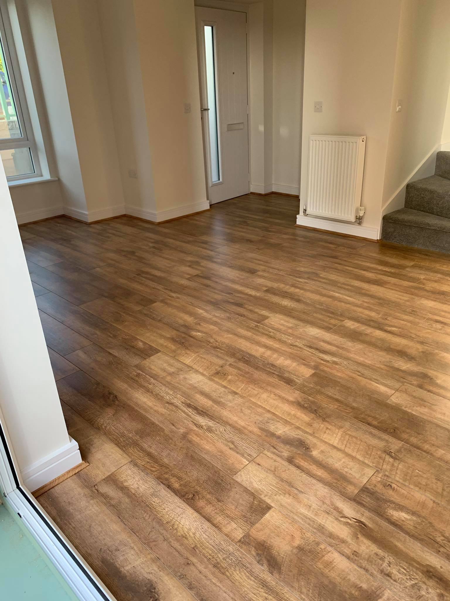LVT flooring fitting